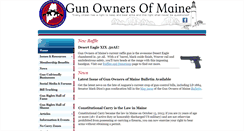 Desktop Screenshot of gunownersofmaine.org