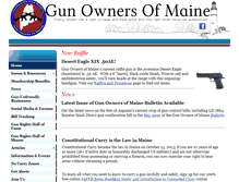 Tablet Screenshot of gunownersofmaine.org